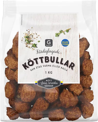 Köttbullar Färdiglagade Garant 1000g